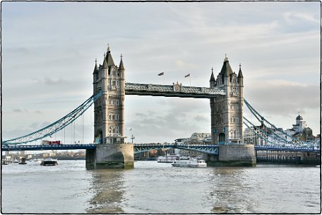 the-tower-bridge-2_23443257923_o Tower Bridge (built 1886–1894) is a combined bascule and suspension bridge in London. The bridge crosses the River Thames close to the Tower of London and has...